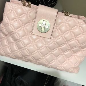 Ballet pink Kate Spade leather bag
